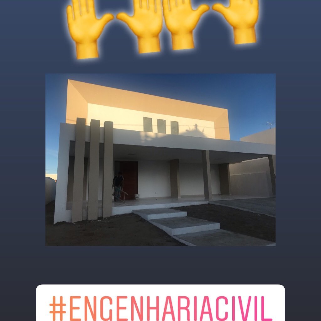 Fachada de uma obra apresentada como entregue pela JCM em seu Instagram