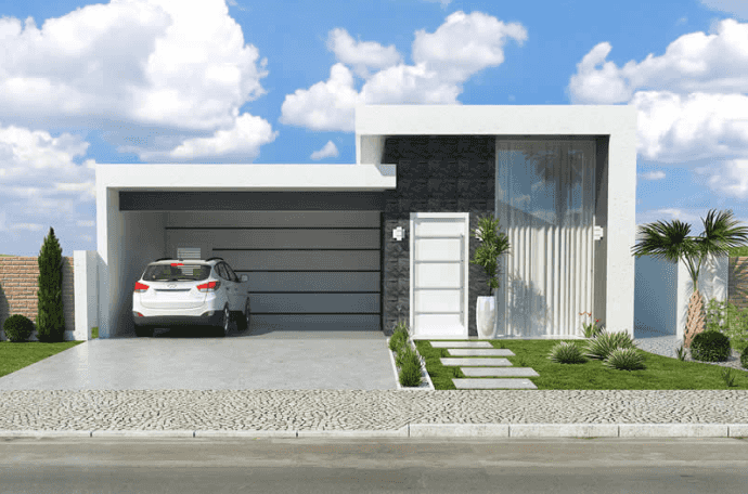 Projeto de casa térrea para condomínio
